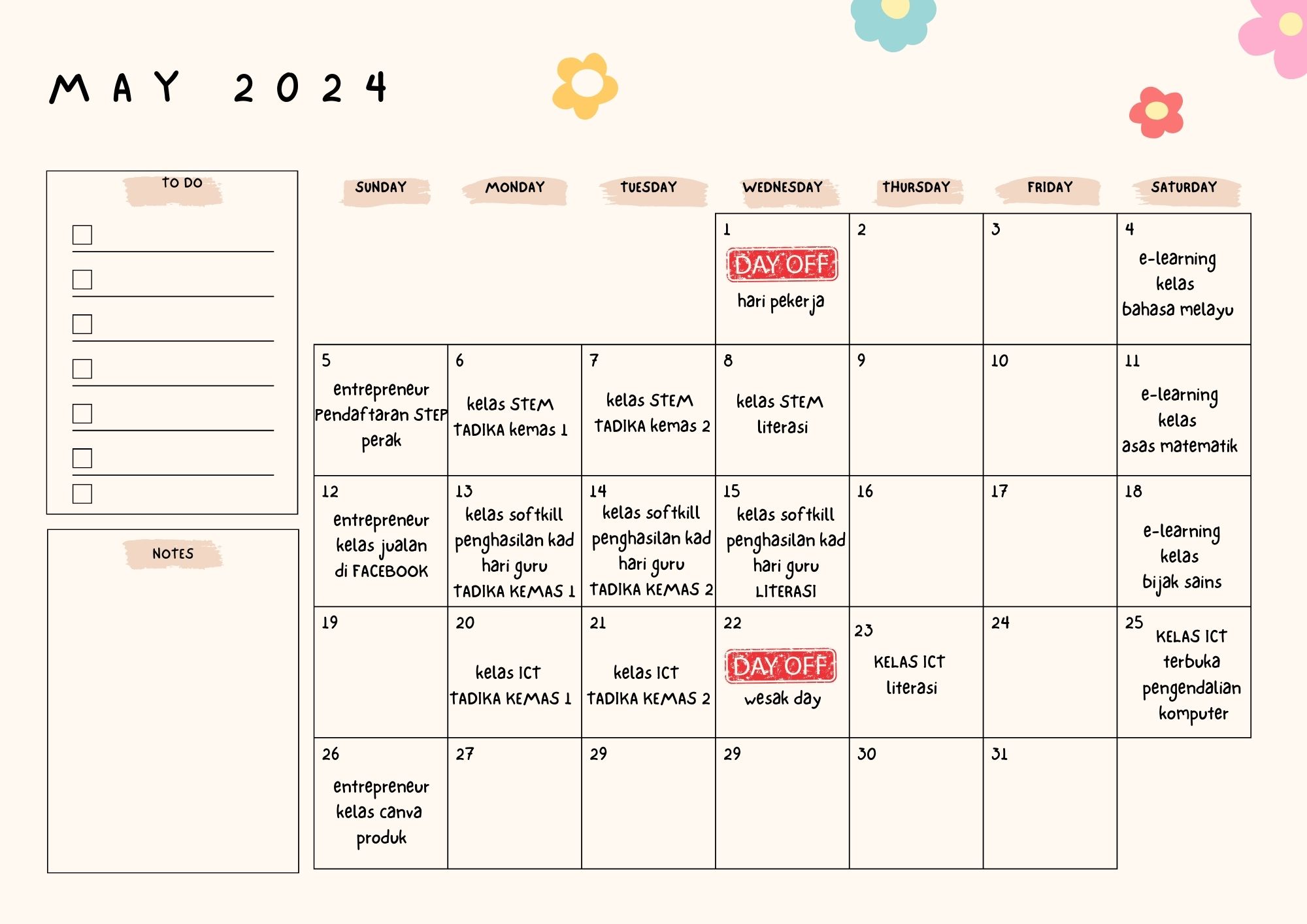 Ivory-Playful-and-Minimalist-2024-Monthly-Calendar-1
